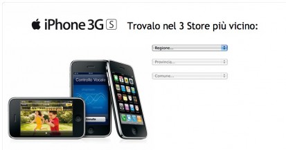 H3G: sono iniziate le vendite degli iPhone 3GS e 3G
