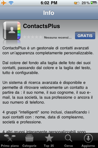 ContactsPlus gratis per un giorno!