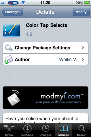 Color Tap Selects (Cydia): cambia colore ai tasti selezionati