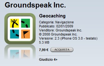 Geocaching: ora funzionante con la bussola dell’iPhone 3GS
