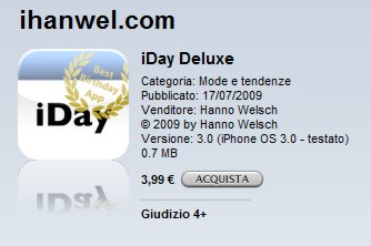 iDay Deluxe: la miglior applicazione per i compleanni