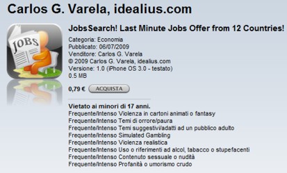 Job Search!: alla ricerca di un lavoro con l’iPhone