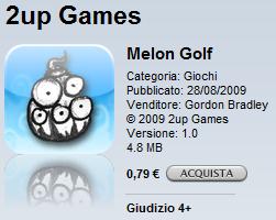 Melon Golf: giocare a golf in modo particolare