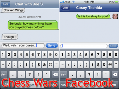 Update Chess Wars rifiutato per la grafica della chat