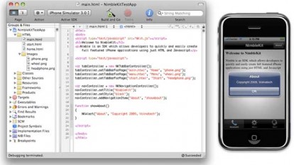 NimbleKit 1.5.8, per sviluppare applicazioni iPhone con HTML e Javascript