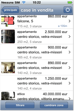 Idealista: il portale immobiliare su iPhone