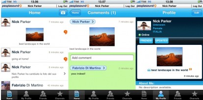 Peoplesound: aggiornamento e canale iPhoneitalia per ricevere gratuitamente le nostre news tramite SMS!