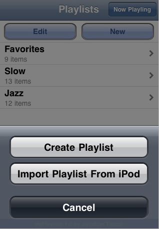 MyPlaylist e Playlist-Creator, per creare le playlist direttamente da iPhone