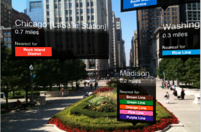 Nearest: la realtà aumentata e i mezzi di trasporto