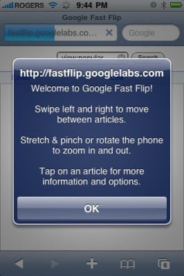 Google Fast Flip: webapp per leggere le notizie dal mondo