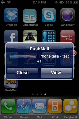 PushMail 2.0, importanti novità