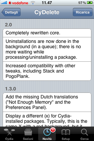Cydelete 2.0: nuovo importante update (Cydia)