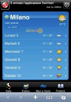 IlMeteo.it ottimizzato per iPhone