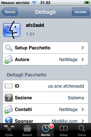afc2add (Cydia): il tweak per accedere alle cartelle di sistema dell’iPhone tramite USB
