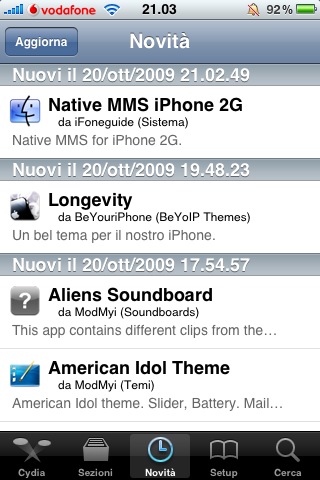 Native MMS (Cydia): abilitare gli MMS su iPhone 2G