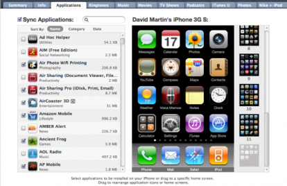 iTunes 9.0.2 migliora la gestione delle applicazioni