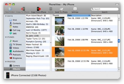 PhoneView: disponibile la nuova versione per il software di gestione iPhone tramite Mac