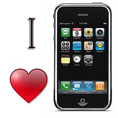 “I love my iPhone”