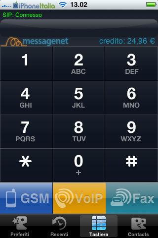 Messagenet: recensione e prova dei servizi VoIP e Fax su iPhone