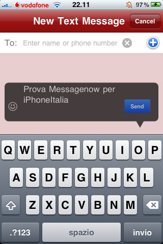 Messagenow, adesso disponibile in AppStore