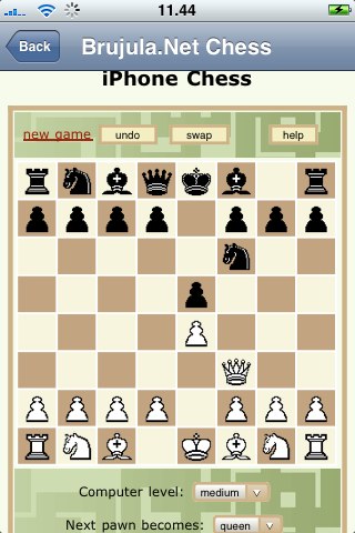 Brujula Chess (Cydia): un semplice gioco di scacchi su Cydia