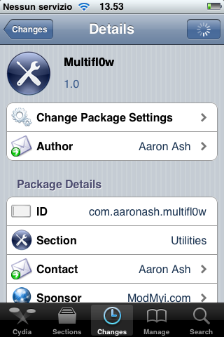 Multifl0W disponibile anche su Cydia Store