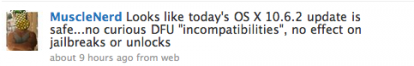 OS X 10.6.2 non blocca DFU e jailbreak