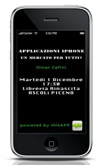 Applicazioni iPhone: un mercato per tutti?: seminario gratuito ad Ascoli Piceno