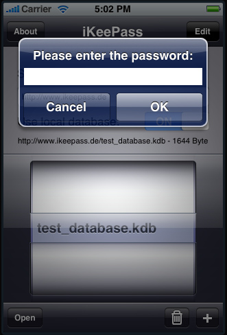 iKeePass (Cydia): password manager per iPhone