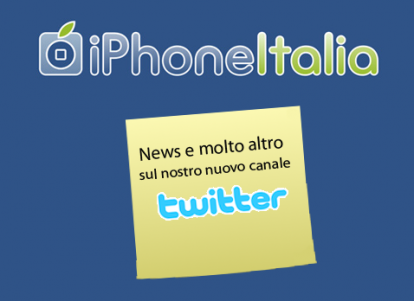 Segui il nuovo canale di iPhoneItalia su Twitter!