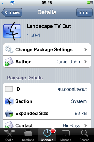 Landscape TV Out (Cydia): supporto full screen per iPhone