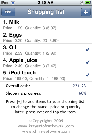 Shopping List (Cydia): la lista della spesa su iPhone