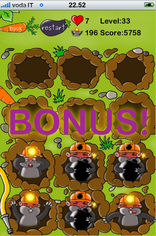 Smash Moles: schiaccia la talpa su iPhone