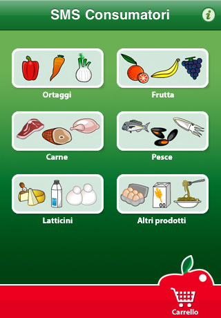 SMS Consumatori: informazioni sui prodotti agro-alimentari