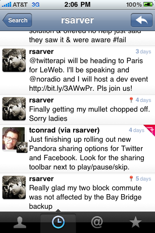 Tweetie 2.1 su AppStore