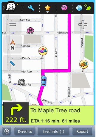 Waze: nuovo aggiornamento per il software di navigazione gratuito per iPhone