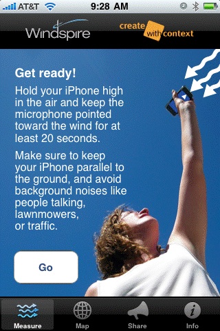 Windspire (anteprima): calcola la velocità del vento con l’iPhone