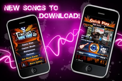 Guitar Rock Tour 2: aggiunte nuove canzoni