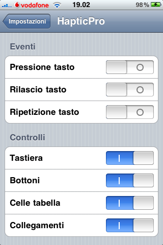 HapticPro: presto un nuovo aggiornamento per l’utility che fa vibrare la tastiera del nostro iPhone [Cydia]