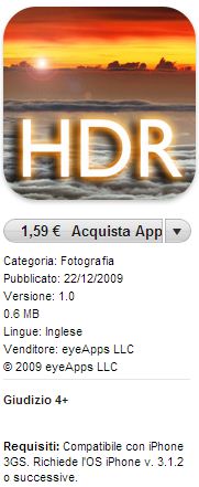 Pro HDR: migliora le foto del tuo iPhone 3Gs