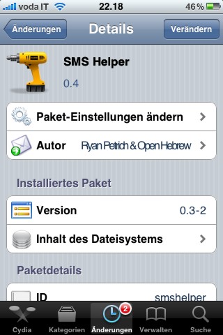SMS Helper 0.4: nuovo aggiornamento del contatore di caratteri per gli SMS