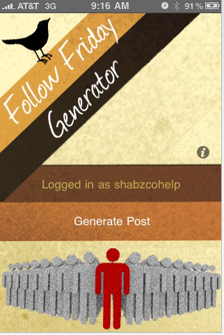Follow Friday Generator su AppStore