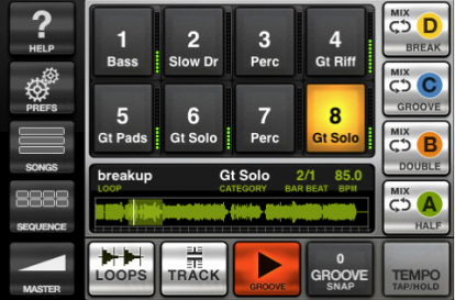 GrooveMaker Rock: crea musica rock su iPhone