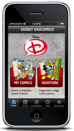 Oggi la presentazione ufficiale di Digicomics, i fumetti Disney su iPhone