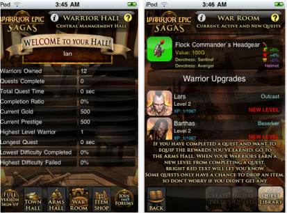 Warrior Epic, l’MMO per Pc arriva anche su AppStore