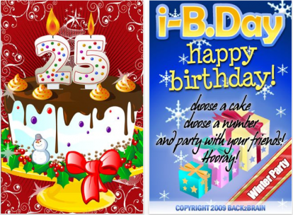 i.B.-Day 1.2 + Winter Party: la torta di compleanno digitale sul tuo iPhone con tante novità