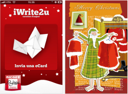 iWrite2u: cartoline di auguri, gratis su AppStore
