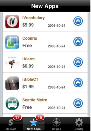 AppSniper di nuovo disponibile su AppStore