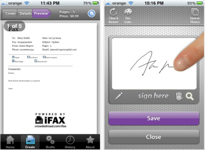 iFax Pro: invia fax tramite iPhone