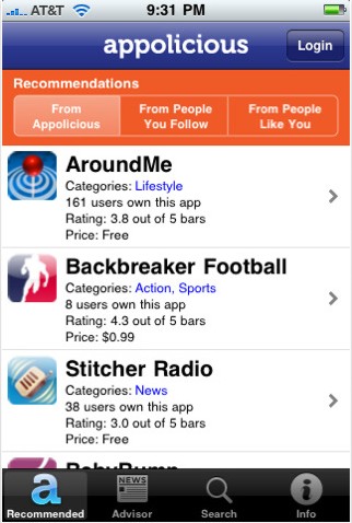 Appolicious: trova le app che più ti piacciono